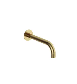 Hotbath Cobber Wylewka ścienna 230 mm Brushed Brass CB7098.BB