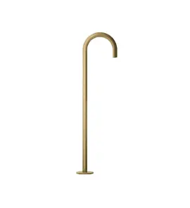 Hotbath Cobber Wylewka wannowa podłogowa Brushed Brass CB076.BB
