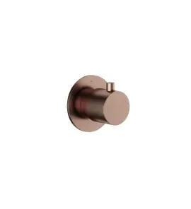 Hotbath Cobber Zawór odcinający podtynkowy - element zewnętrzny Brushed Copper PVD CB7068.BCP