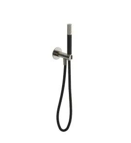 Hotbath Cobber Zestaw natryskowy z uchwytem i przyłączem Brushed Nickel CB7502.GN