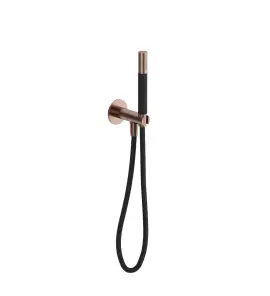 Hotbath Cobber Zestaw natryskowy z uchwytem i przyłączem Brushed Copper PVD CB7502.BCP