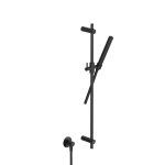 Hotbath Cobber Zestaw natryskowy z zestawem prysznicowym na drążku Matt Black PVD M317.MBP