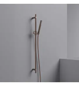 Hotbath Cobber Zestaw natryskowy ze słuchawką na drążku Brushed Copper PVD M319.BCP