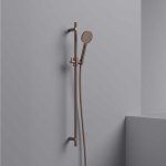 Hotbath Cobber Zestaw natryskowy ze słuchawką na drążku Brushed Copper PVD M321.BCP