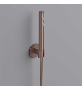 Hotbath Cobber Zestaw prysznicowy ścienny z wężem Brushed Copper PVD M447.BCP