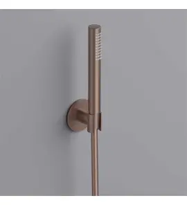 Hotbath Cobber Zestaw prysznicowy ścienny z wężem Brushed Copper PVD M447.BCP