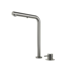 Hotbath Fellow Bateria kuchenna 2-otworowa Steel Brushed FKM31.IX