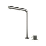 Hotbath Fellow Bateria kuchenna 2-otworowa Steel Brushed FKM31.IX