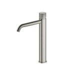 Hotbath Guy Diamond Bateria umywalkowa jednouchwytowa Wysoka Brushed Nickel GY003HD.GN