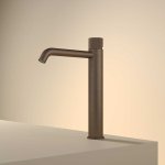 Hotbath Guy Diamond Bateria umywalkowa jednouchwytowa Wysoka Tuscan Bronze GY003HD.TB