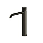 Hotbath Guy Diamond Bateria umywalkowa jednouchwytowa Wysoka Matt Black PVD GY003HD.MBP