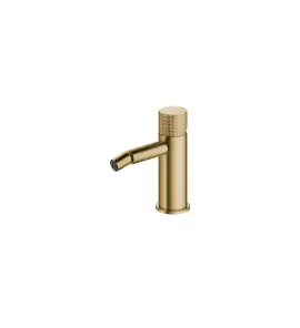 Hotbath Guy Diamond Bateria bidetowa jednouchwytowa Brushed Brass PVD GY018D.BBP