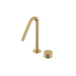 Hotbath Guy Diamond Bateria umywalkowa nablatowa Brushed Brass PVD GY023D.BBP