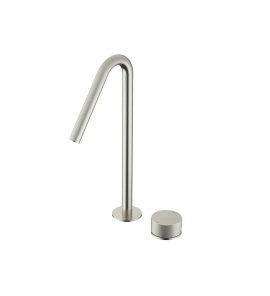 Hotbath Guy Diamond Bateria umywalkowa nablatowa Wysoka Brushed Nickel GY023HD.GN