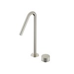 Hotbath Guy Diamond Bateria umywalkowa nablatowa Wysoka Brushed Nickel GY023HD.GN