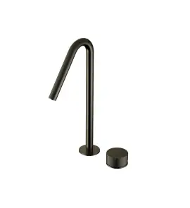 Hotbath Guy Diamond Bateria umywalkowa nablatowa Wysoka Matt Black PVD GY023HD.MBP