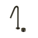 Hotbath Guy Diamond Bateria umywalkowa nablatowa Wysoka Matt Black PVD GY023HD.MBP