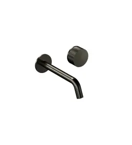 Hotbath Guy Diamond Bateria umywalkowa podtynkowa 200 mm - element zewnętrzny Matt Black PVD GY005D-20.MBP