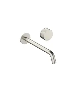 Hotbath Guy Diamond Bateria umywalkowa podtynkowa 250 mm - element zewnętrzny Brushed Nickel GY005D-25.GN