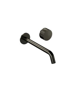 Hotbath Guy Diamond Bateria umywalkowa podtynkowa 250 mm - element zewnętrzny Matt Black PVD GY005D-25.MBP