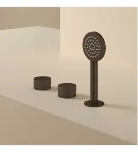 Hotbath Guy Diamond Bateria wannowa ze słuchawką prysznicową, bez wylewki Tuscan Bronze GY075D.TB