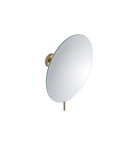 Hotbath Guy Lustro powiększające montowane na ścianie Brushed Brass PVD CBA20.BBP