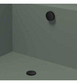 Hotbath Guy Odpływ wannowy z przelewem Matt Black PVD P032.MBP