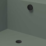 Hotbath Guy Odpływ wannowy z przelewem Matt Black PVD P032.MBP