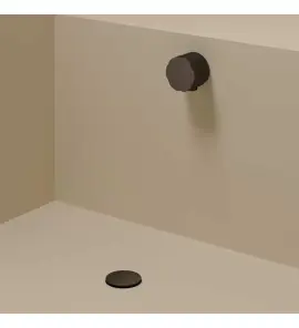 Hotbath Guy Odpływ wannowy z przelewem Tuscan Bronze P033.TB