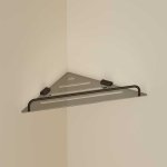 Hotbath Guy Półka prysznicowa narożna Tuscan Bronze CBA22.TB