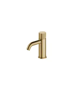 Hotbath Guy Row Bateria umywalkowa jednouchwytowa Brushed Brass PVD AF003R.BBP