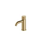 Hotbath Guy Row Bateria umywalkowa jednouchwytowa Brushed Brass PVD AF003R.BBP