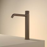 Hotbath Guy Row Bateria umywalkowa jednouchwytowa Wysoka Tuscan Bronze GY003HR.TB