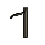 Hotbath Guy Row Bateria umywalkowa jednouchwytowa Wysoka Matt Black PVD GY003HR.MBP