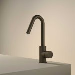 Hotbath Guy Row Bateria umywalkowa z obrotową wylewką Tuscan Bronze GY004R.TB