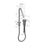 Hotbath Guy Row Bateria umywalkowa nablatowa Brushed Nickel GY023R.GN