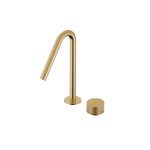 Hotbath Guy Row Bateria umywalkowa nablatowa Brushed Brass PVD GY023R.BBP