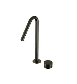 Hotbath Guy Row Bateria umywalkowa nablatowa Wysoka Matt Black PVD GY023HR.MBP