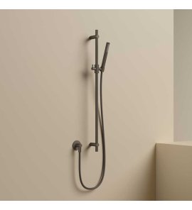 Hotbath Guy Row Drążek prysznicowy ze słuchawką, wężem PVC i przyłączem ściennym węża Tuscan Bronze M317R.TB