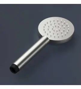 Hotbath Guy Słuchawka prysznicowa jednofunkcyjna Ø 94 mm Brushed Nickel M355.GN