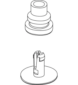      Ideal Standard Archimodule Śruba M5 pokrętła metalowa CZĘŚĆ ZAMIENNA A962149AA WYPRZEDAŻ MAGAZYNOWA!!