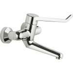 Ideal Standard Ceraplus Bateria umywalkowa ścienna z przedłużonym uchwytem 18 cm chrom B8222AA