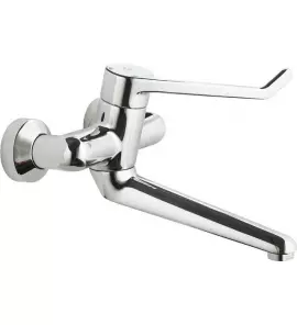 Ideal Standard Ceraplus Bateria umywalkowa ścienna z przedłużonym uchwytem i wylewką chrom B8224AA