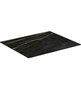 Ideal Standard Conca Blat ceramiczny do szafki podumywalkowej 60x50,5 cm Marmur Black Desire T3969DG