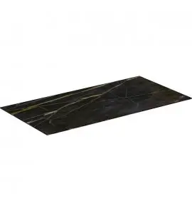 Ideal Standard Conca Blat ceramiczny do szafki podumywalkowej 100x50,5 cm Marmur Black Desire T3971DG