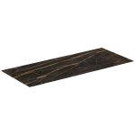Ideal Standard Conca Blat ceramiczny do szafki podumywalkowej 120x50,5 cm Marmur Black Desire T3972DG