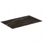 Ideal Standard Conca Blat ceramiczny pod umywalkę 600x373 mm Marmur Black Desire T4344DG