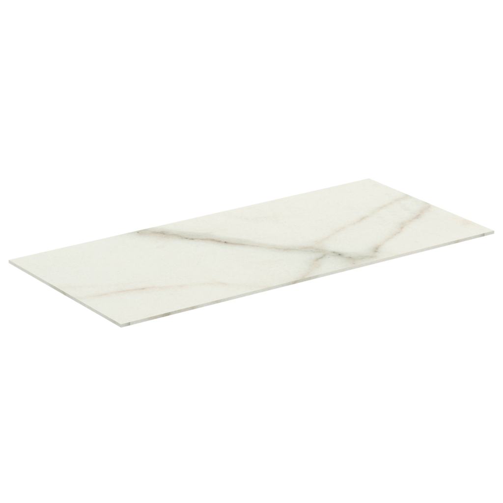 Ideal Standard Conca Blat ceramiczny pod umywalkę 800x373 mm Marmur Calacatta T4345DH