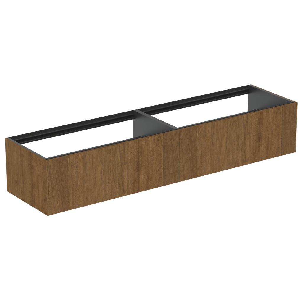 Ideal Standard Conca Szafka podwójna pod umywalkę bez blatu 2000x505 mm Ciemny orzech T3987Y5