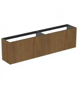 Ideal Standard Conca Szafka podwójna pod umywalkę bez blatu 2000x373 mm Ciemny orzech T3999Y5
